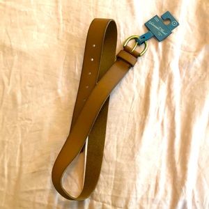 Leather belt